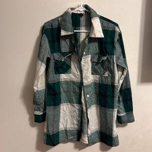 Shein, size small, green plaid, never worn.